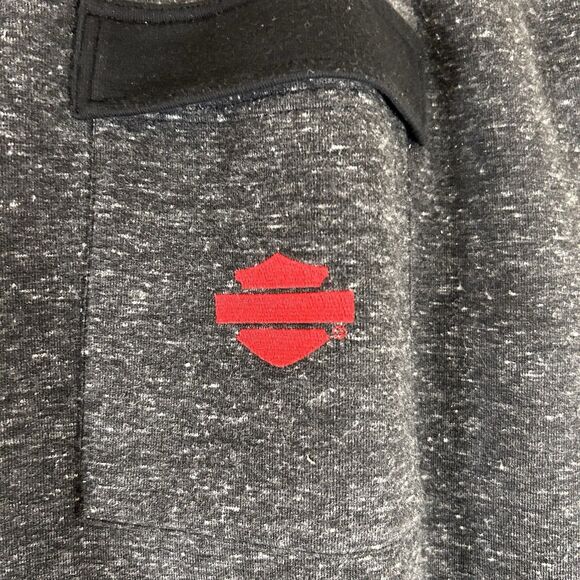 Harley Davidson Sweatpants Men's 3XL Grey Drawstring Pockets Embroidered - Picture 7 of 9